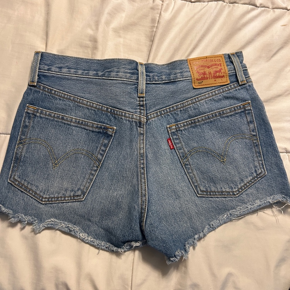 Levi's Women's Blue Denim Shorts